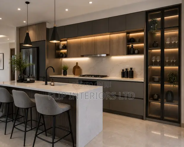 Modern Kitchen Cabinet Design & Installation - 1