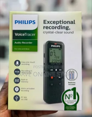 Philips VoiceTracer Digital Voice Recorder 8GB DVT1160