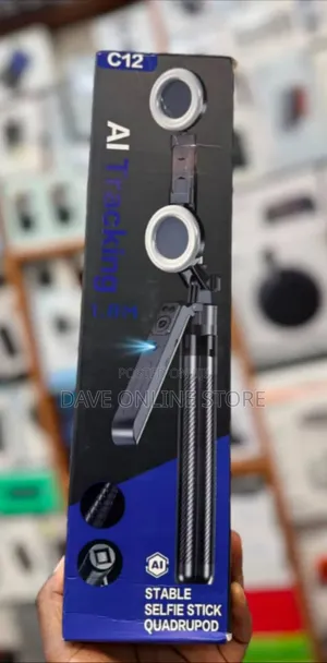 C12 AI Tracking Selfie Stick Tripod