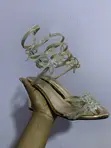 Comfortable Classy Heels - Gold - 1