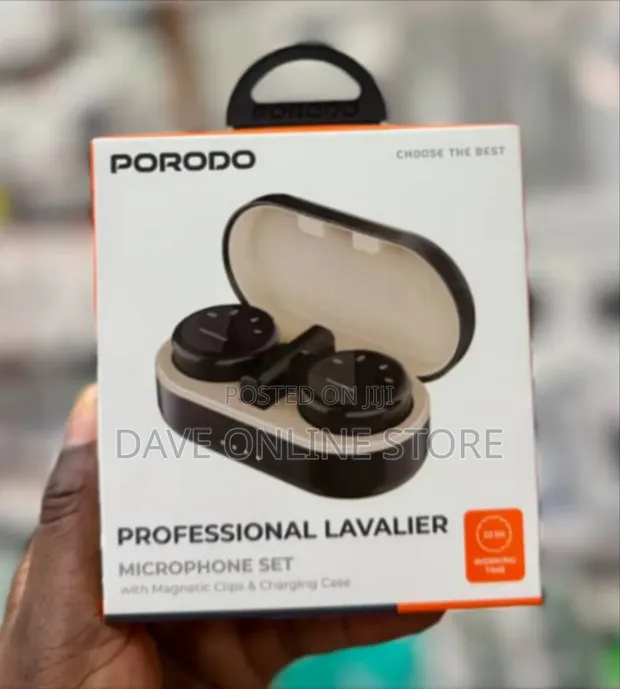 Porodo Professional Lavalier Microphone Set - 1