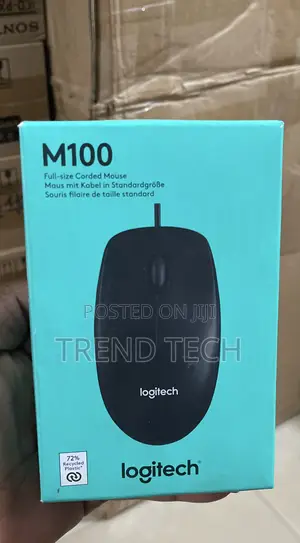 Logitech M100 Wired Optical Mouse