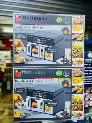 Dual Basket Air Fryer (Model: HM-802)