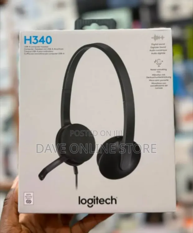 Logitech H340 USB Computer Headset - 1