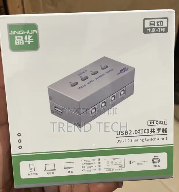 Jinghua USB 2.0 4-in-1 Sharing Switch - 1