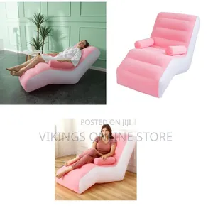 Portable Inflatable Chaise Lounge Bean Bag Sofa