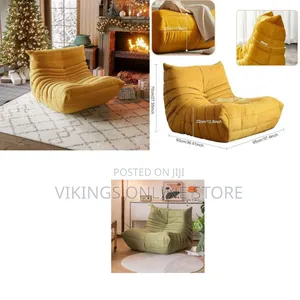 Lazy Floor Velvet Lounge Sofa Fireside Chair