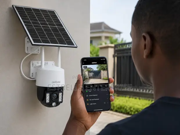 4G Solar PTZ Security Camera with Solar Panel IP66 - 1