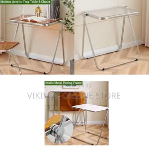 Portable Stackable Folding TV Tray Table