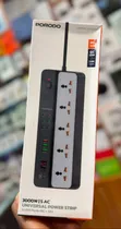 Porodo 3000W Universal Power Strip with 5 AC Outlets & Digital Timer - 2