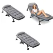 Portable Reclining Camping Fishing Chair with Pillow - 2