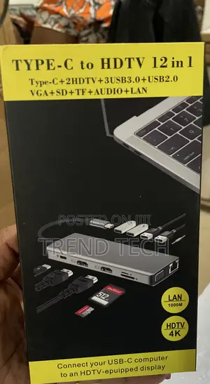Type-C to HDMI 12-in-1 Hub