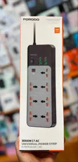 Porodo 3000W Universal Power Strip with 7 AC Outlets & 6 USB Ports - 1