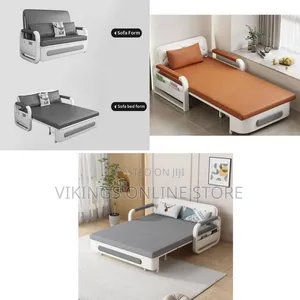 Folding Sofa Bed with Pillow and Wheels