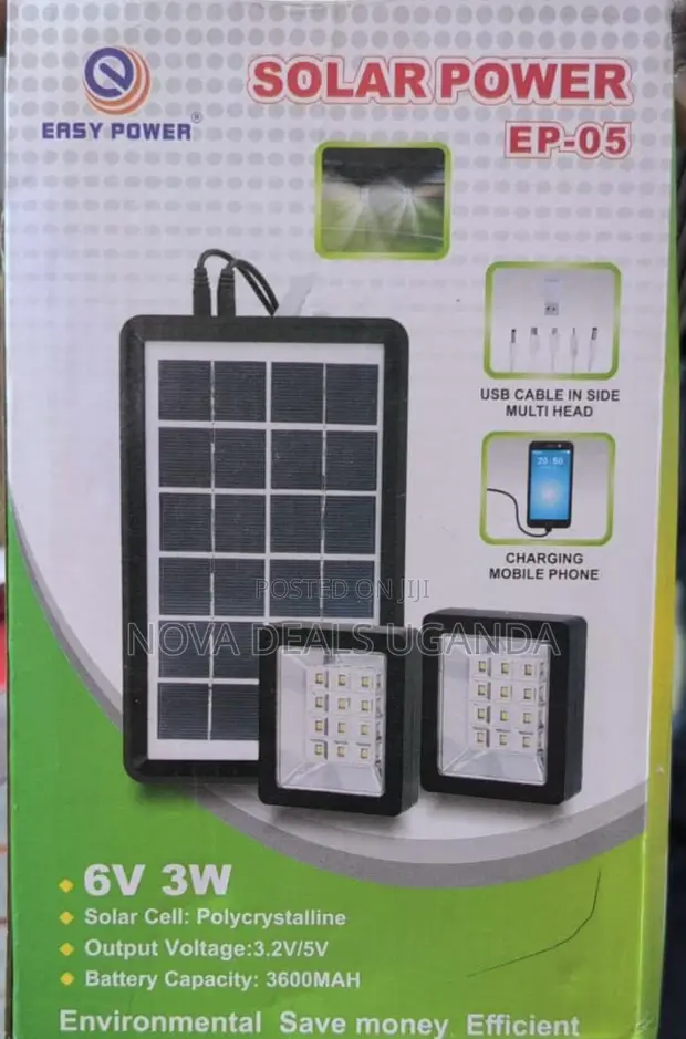 Easy Power EP-05 6V 3W Mini Solar Home Lighting System - 1
