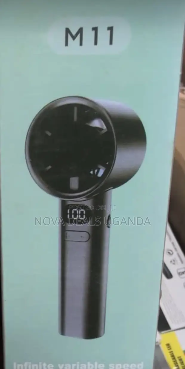 M11 Handheld Fan with Variable Speed & Digital Display - 1