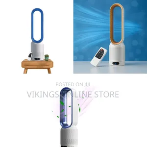 Bladeless Cooling Fan with Air Purification, 20 Inch Tower Fan