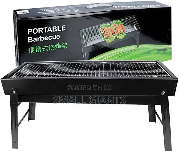 Portable Folding Stainless Steel Charcoal Barbecue Grill - 1