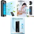 Tower Fan - 13'' Portable, Remote Control, 80° Oscillation - 1