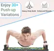 9-in-1 Foldable Push Up Board - Portable Fitness Gym Stand - 2