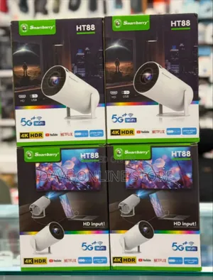 Smart Berry HT88 Portable 4K Ultra HD Projector