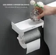 Toilet Roll Holder with Shelf - 3