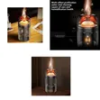 USB Desktop Mini Water Cool Mist Fireplace Flame Aroma Humidifier - 1