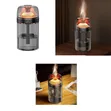 USB Desktop Mini Water Cool Mist Fireplace Flame Aroma Humidifier - 2