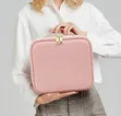 Travel Makeup Case with 3-Color LED Mirror - 5