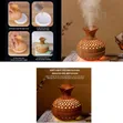 300ML Flower Vase Mini Humidifier with 7-Color LED - 2