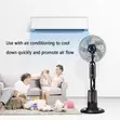 16-Inch Pedestal Mist Fan Humidifier Air Cooler - Brand New - 2