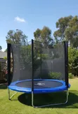 8ft Kids' Trampoline with Safety Enclosure Net - 2