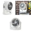 LEXICAL Portable Plastic USB Desk Fan - 90° Wide Angle - 2