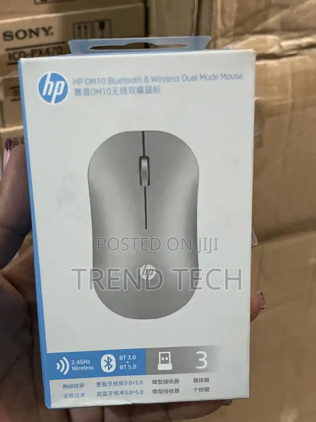 HP DM10 Bluetooth and Wireless Dual Mode Mouse - 1