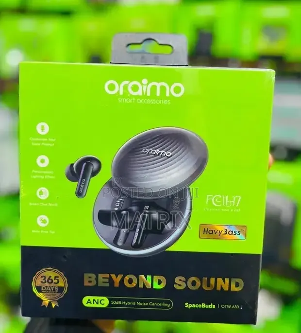 Oraimo SpaceBuds OTW-630 True Wireless Earbuds - 1