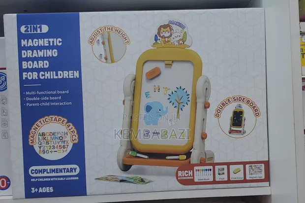 2-in-1 Magnetic Drawing Board - 1