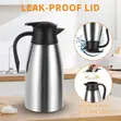 2L Stainless Steel Double-Walled Thermal Flask - 2