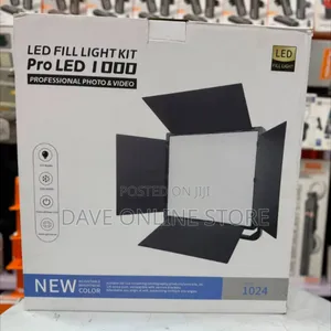 LED Fill Light Kit with Batteries and Stand