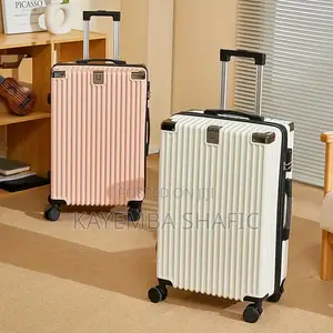 Premium 3-Piece Pink Hardshell Travel Suitcase Set