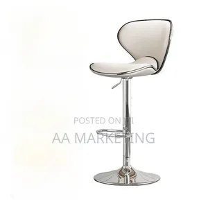 Luxury Stainless Steel Bar Kitchen Counter Chairs