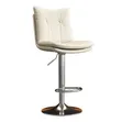 Luxury Stainless Steel Bar Kitchen Counter Chairs - 2