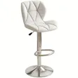 Luxury Stainless Steel Bar Kitchen Counter Chairs - 3