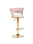Luxury Stainless Steel Bar Kitchen Counter Chairs - 5