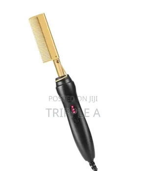 Electric Hot Heating Comb 3-in-1 Hair Straightener