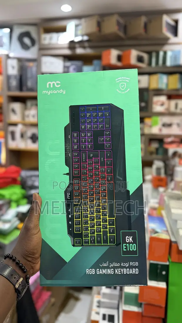 Mycandy GK-E100 RGB Gaming Keyboard - 1