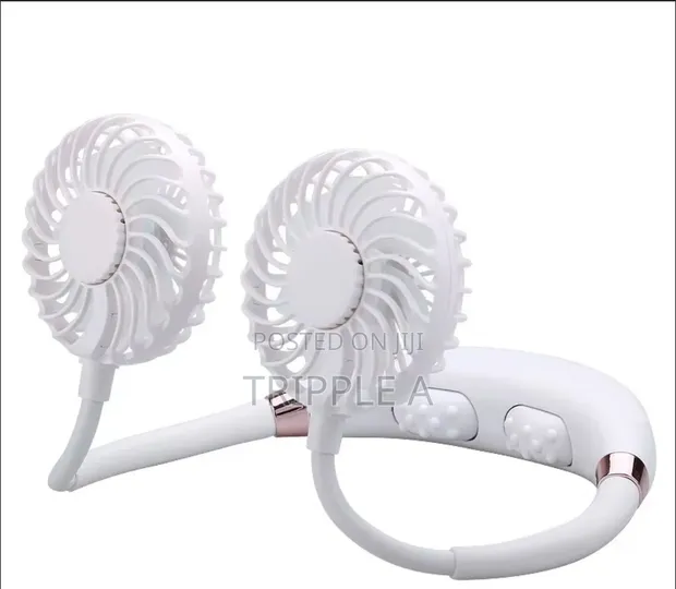 Rechargeable Neck Fan with Massage Function - 1