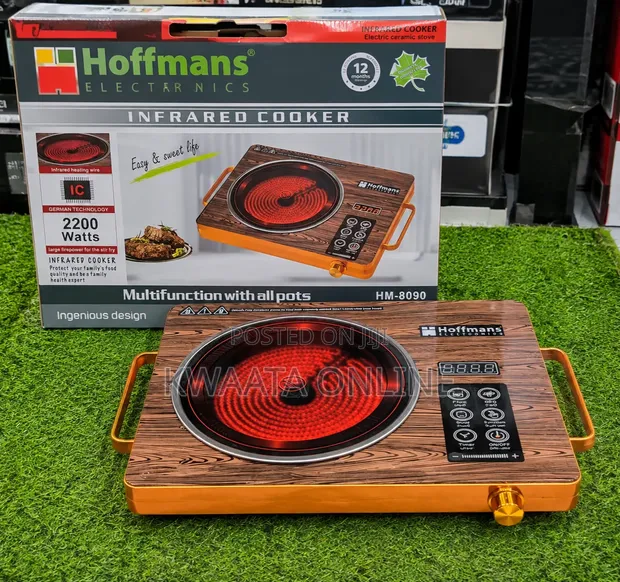 Hoffmans 2200W Electric Infrared Cooker (HM-8090) - 1