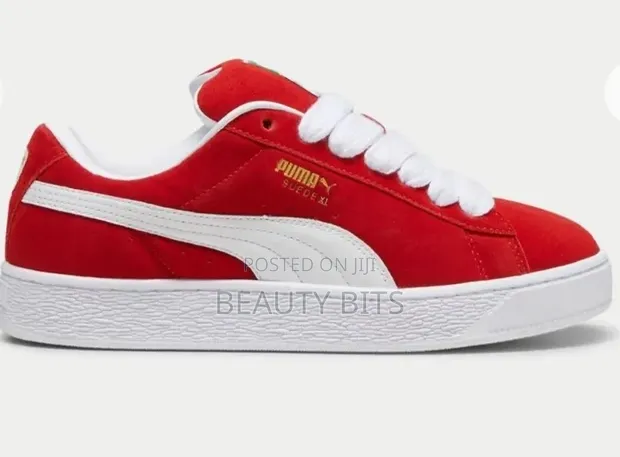 Puma Suede XL Red Women's Shoes - 1