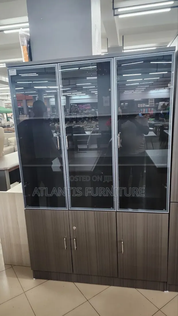 Aluminum Doors and Treated Wood Cabinet - 1