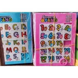 Portable Numeric and Alphabetic Puzzles - Multicoloured